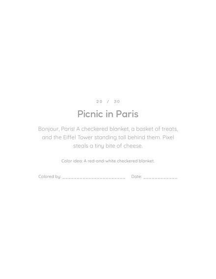 Story page: Picnic in Paris